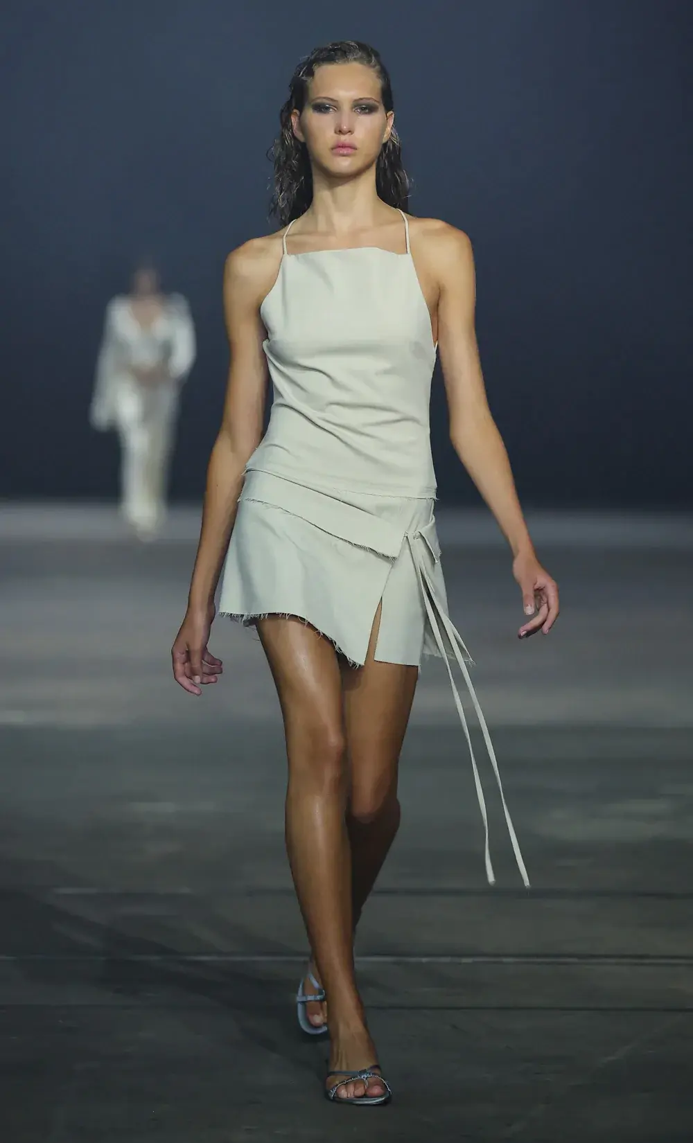 Bec and Bridge 'Heidi Mini Dress in Bone'