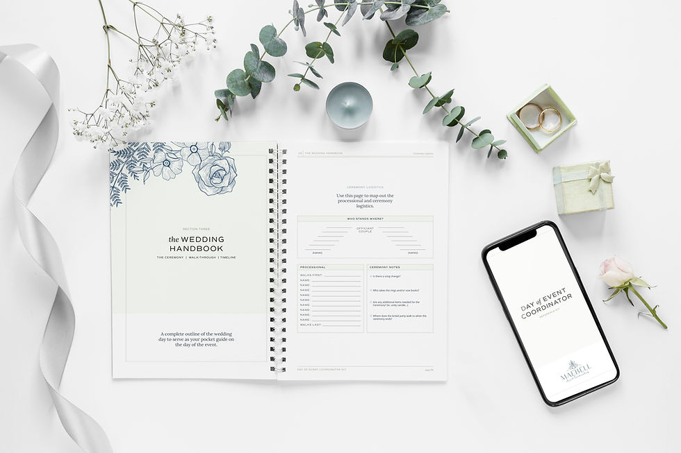 Thumbnail: Digital + Physical Booklet - Day of Event Coordinator Reference Kit