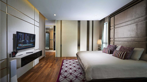 landed house_jalan kemuning, designworx, interior design, master bedroom