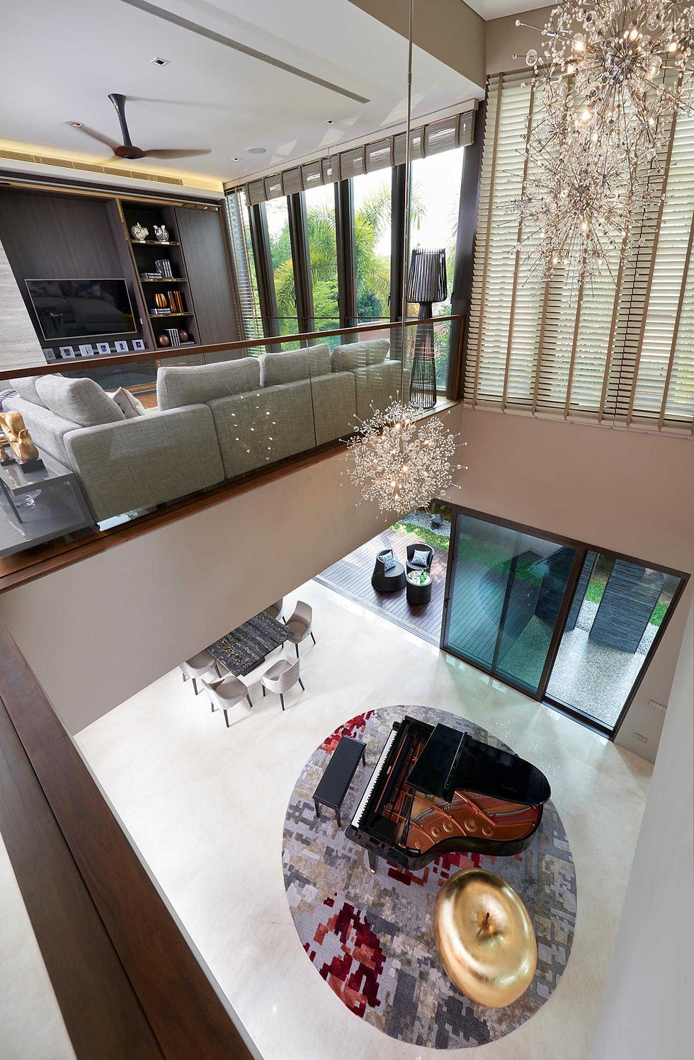 Luxury Interior Design l Landed House l Double-volume space 