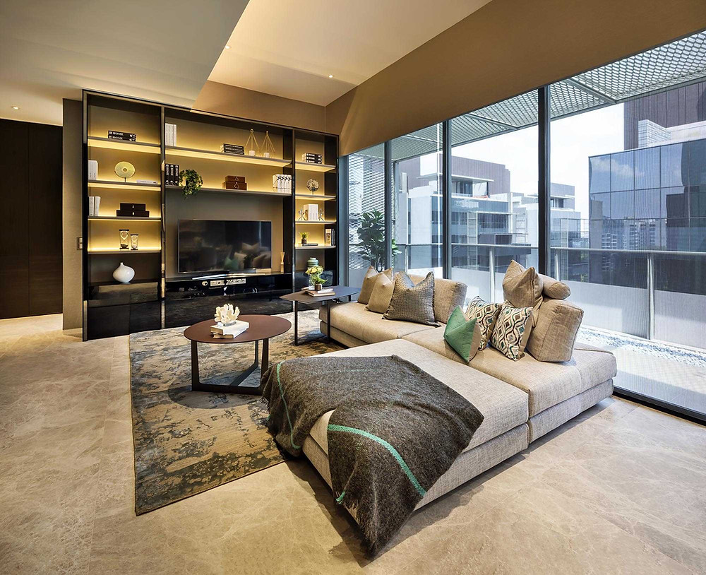 Designworx penthouse show suites condominium Singapore Tatler Design Awards Asia Pacific Property Awards award-winning Leedon Residences V on Shenton The Shore Residence interior designers interior design modern design developer Hamilton Conte B&B Italia space planning oriental design