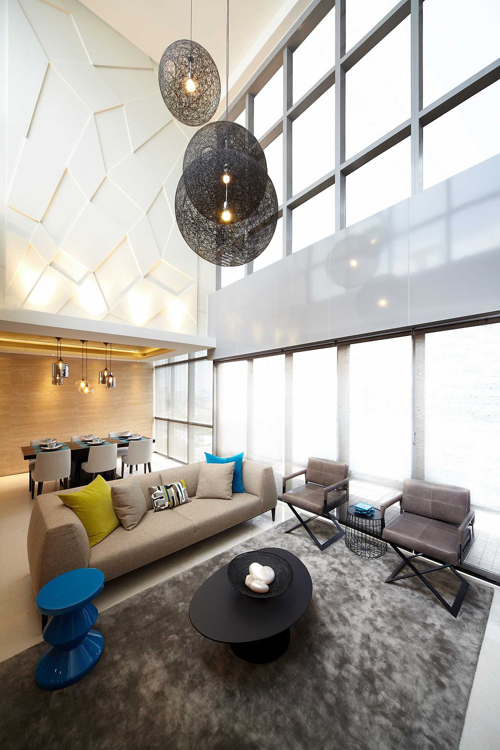 Designworx penthouse show suites condominium Singapore Tatler Design Awards Asia Pacific Property Awards award-winning Leedon Residences V on Shenton The Shore Residence interior designers interior design modern design developer Hamilton Conte B&B Italia space planning oriental design
