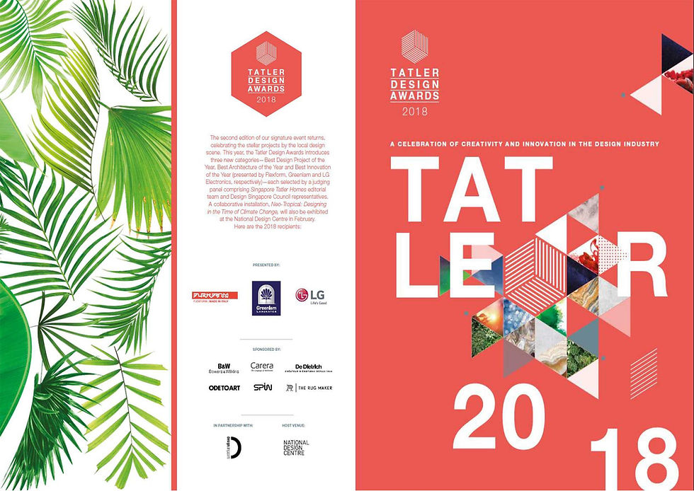 Tatler Design Awards 2018 - The Winners - Best Landed Property Project  - Designworx Interior Consultant