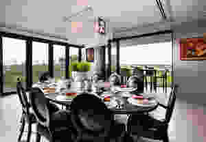 Dining - Fendi - Feature light - DIning Setting - Hanging light - Dining Chairs - Outdoor Chairs - Best Interior Design Singapore - Designworx Interior Consultant