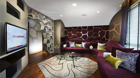 landed house_jalan kemuning, desigworx, interior design, entertainment room