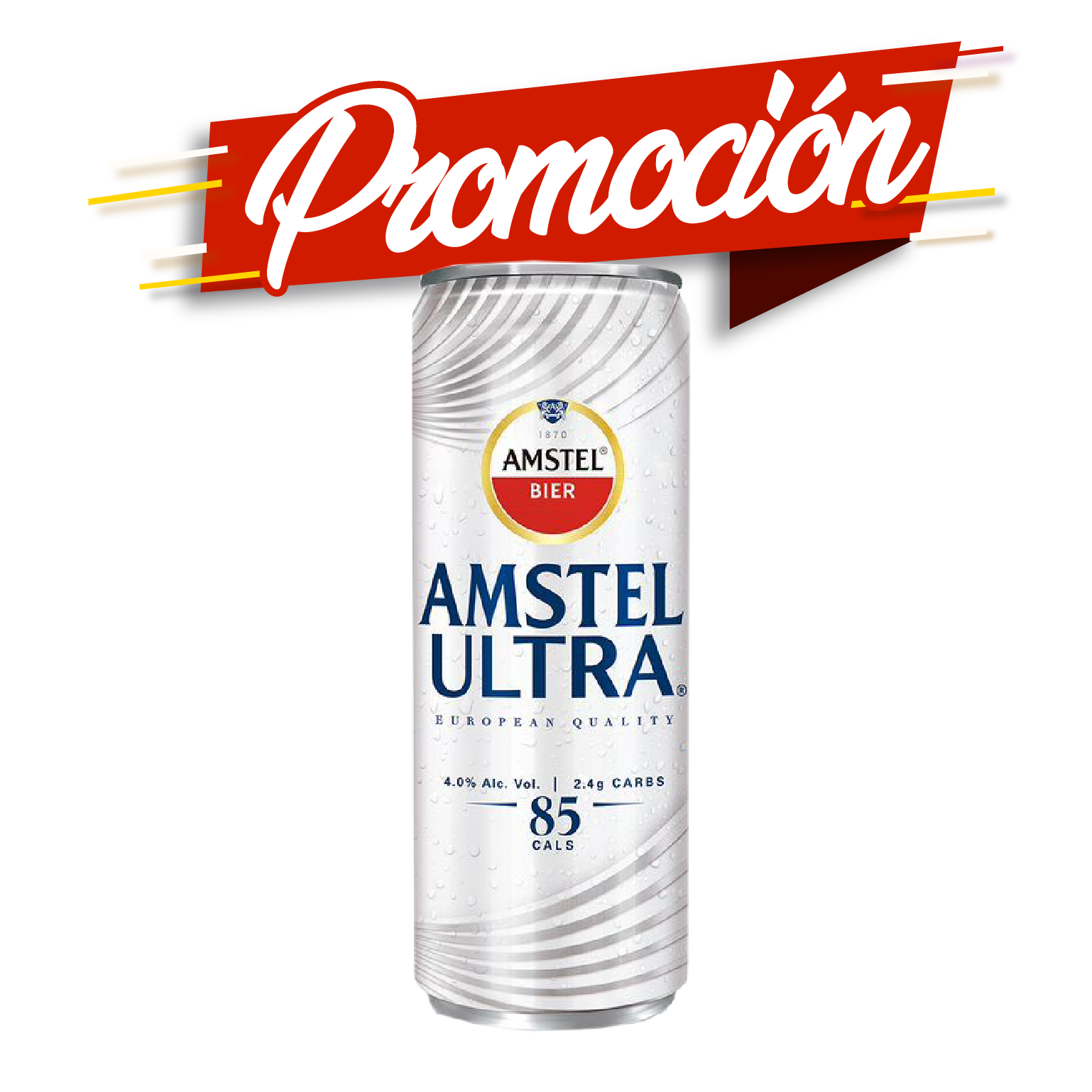 Amstel Ultra Lata 355ml 6 x $126