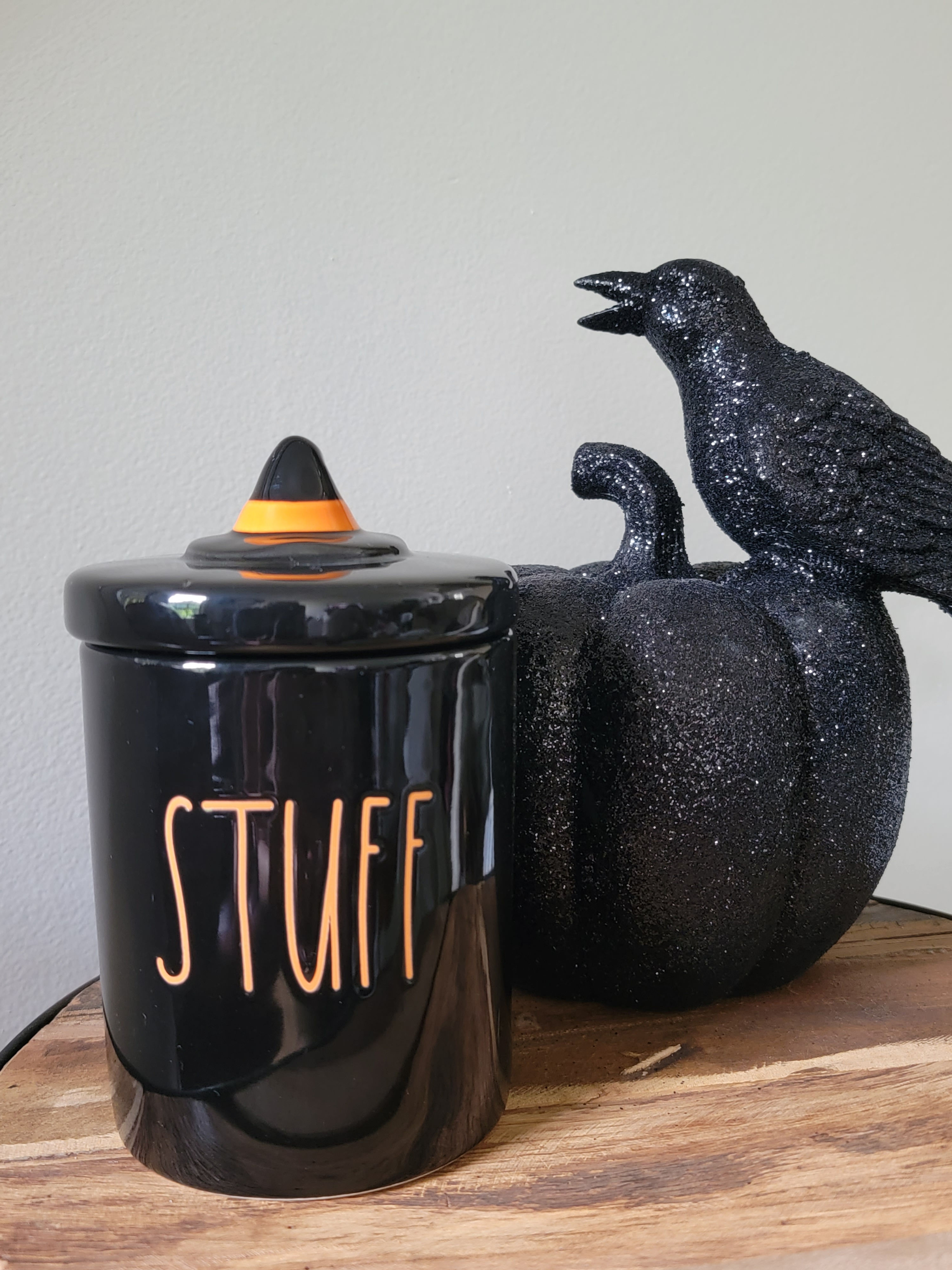 Rae Dunn STUFF Halloween Container