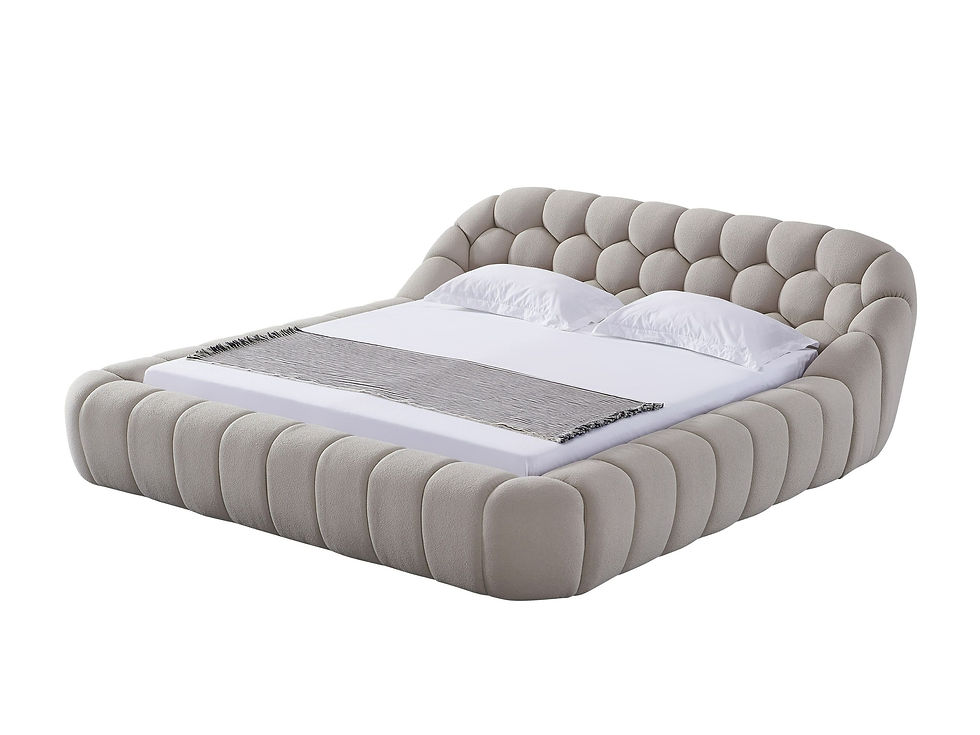 Thumbnail: Queen Upholstered Fabric Bed