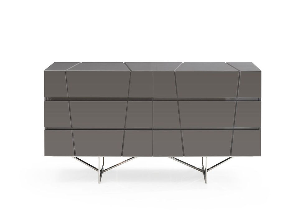 Thumbnail: Chrysler Modern Grey Bedroom Set