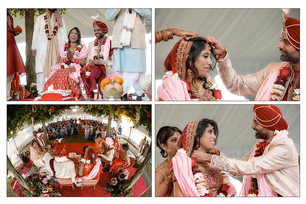 finalizing the ceremony of Indian wedding