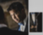 mirror reflection of a man in a tuxedo