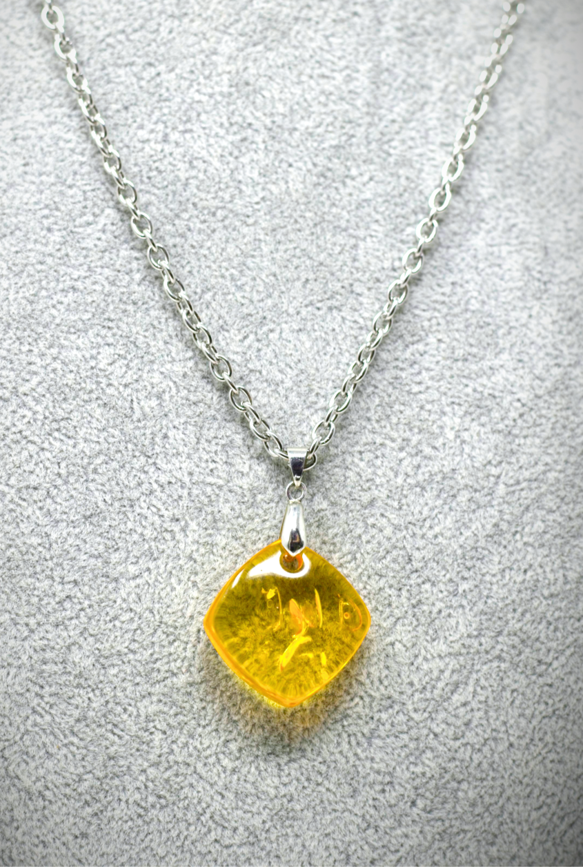 Thumbnail: Mini Yellow Pendant - Solar Plexus Chakra