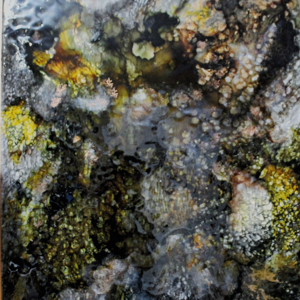 Thumbnail: MOCHA ACRYLICPOUR/ALCOHOLINK/RESIN 24X24 SOLD