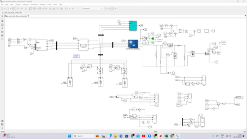 Energy Management In Pv Wind Diesel Generator Battery System In Matlab