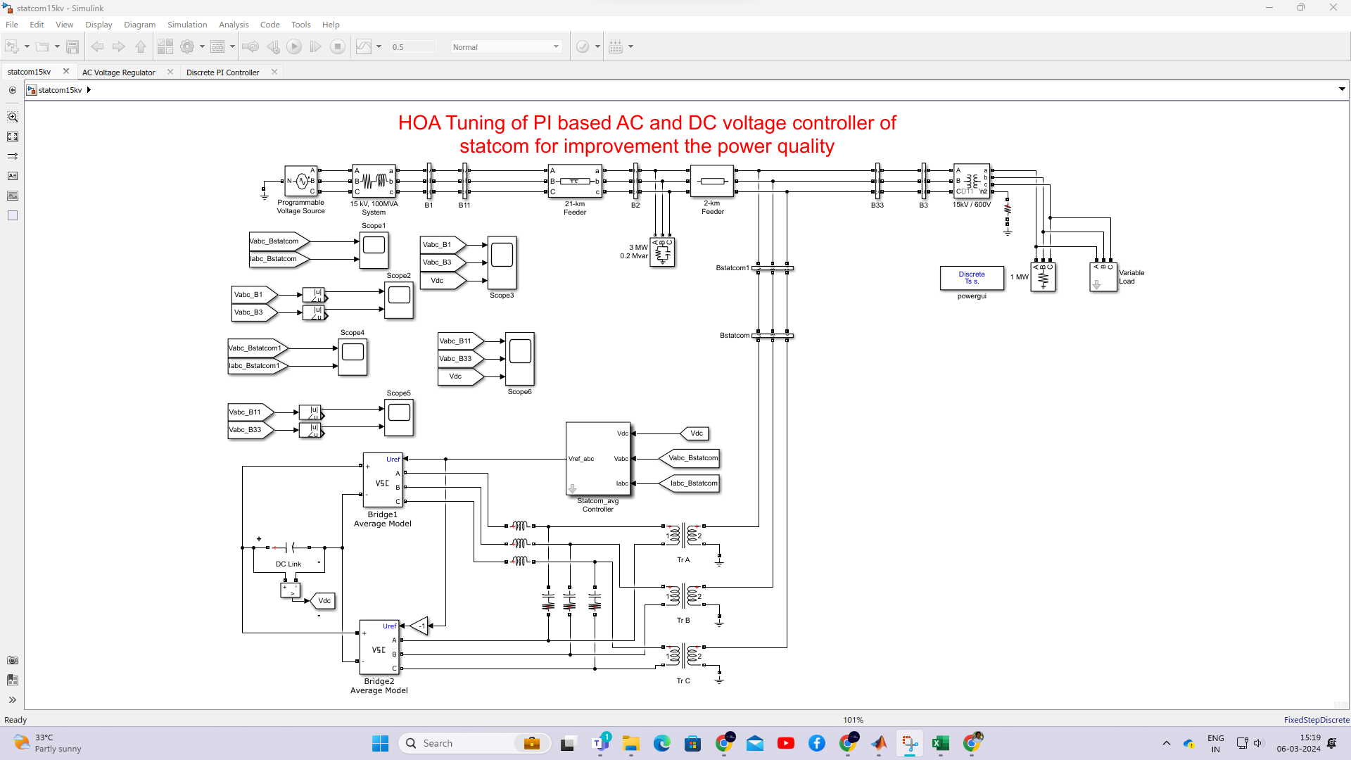 Horse Herd Optimization tuned PI controller of STATCOM for Voltage Regulation