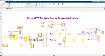 Fuzzy MPPT wind energy system