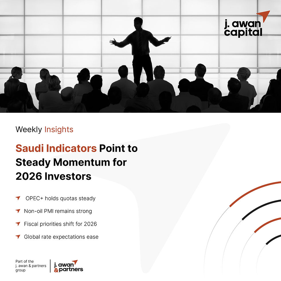 Weekly Insights - Saudi Indicators Point to Steady Momentum for 2026 Investors