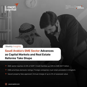 Saudi Arabia's SME Sector Advances as Capital Markets and Real Estate Reforms Take Shape
