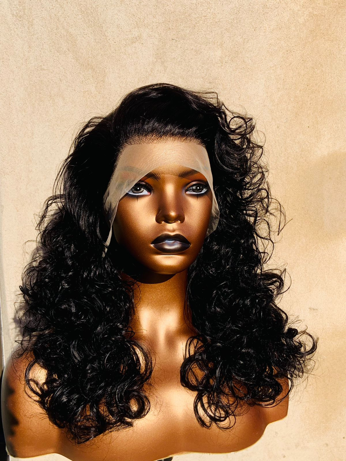 Selina Fumi Bouce Curl Lace Frontal Wig - Double Drawn