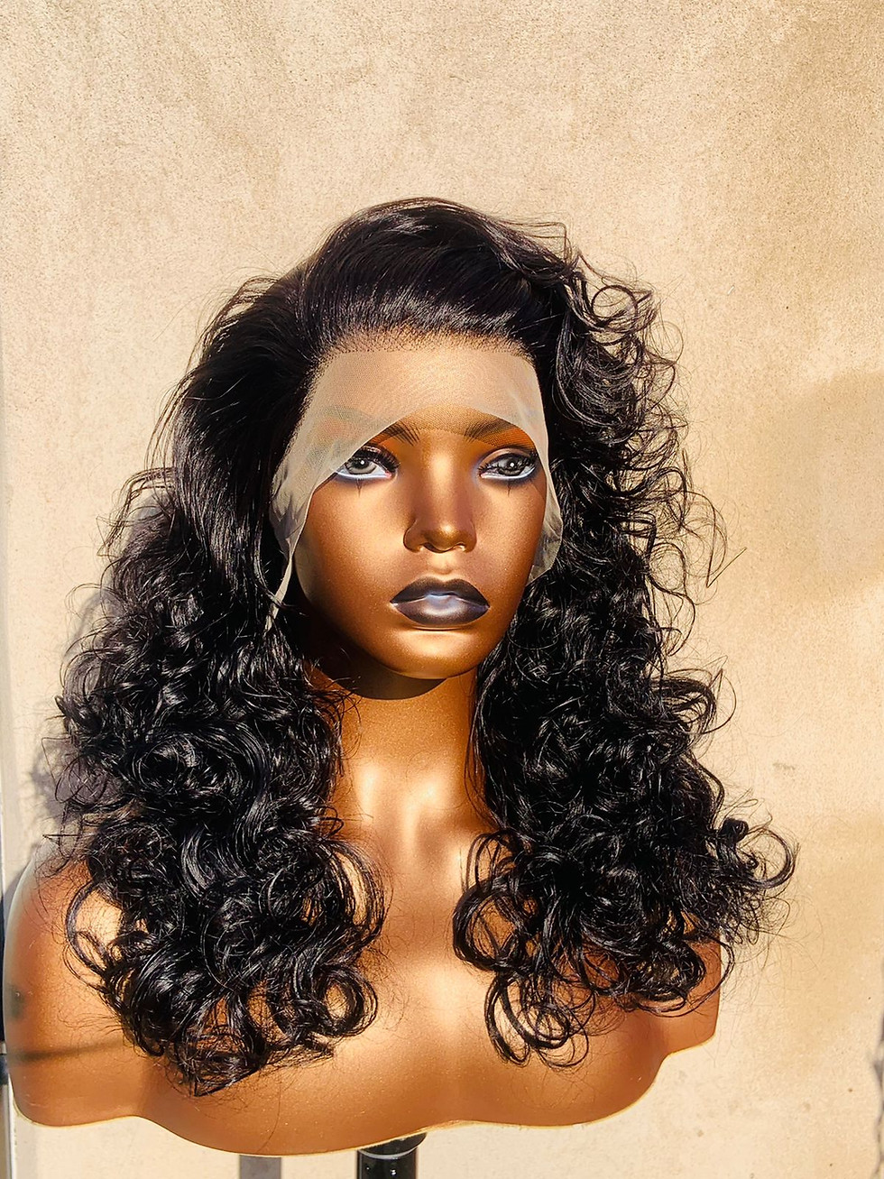 Thumbnail: Selina Fumi Bouce Curl Lace Frontal  Wig - Double Drawn
