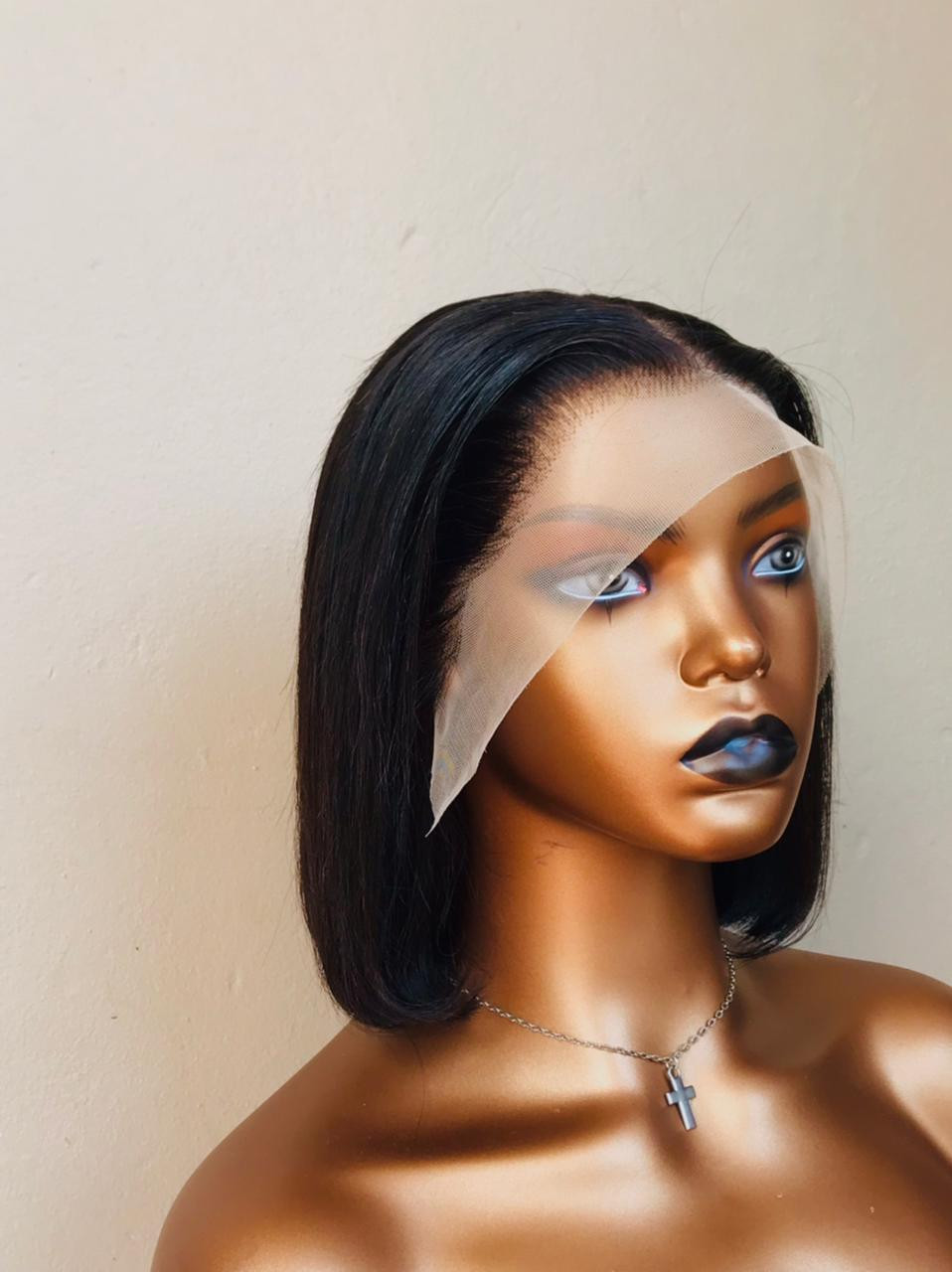 Thumbnail: Classic 8” Bob Lace Frontal Wig - 14a Grade 