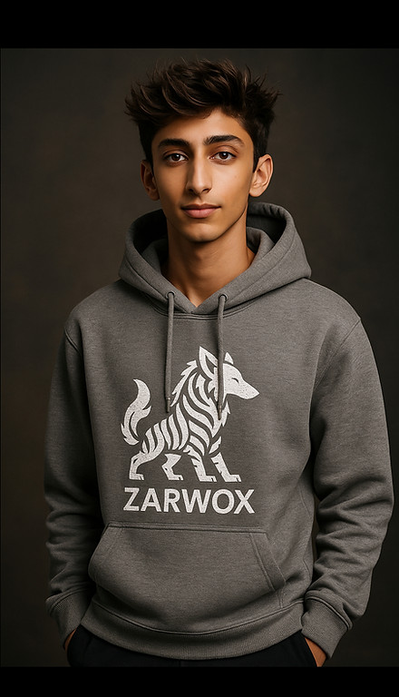 Shehzaar Khatri, founder of ZARWOX streetwear fashion brand"