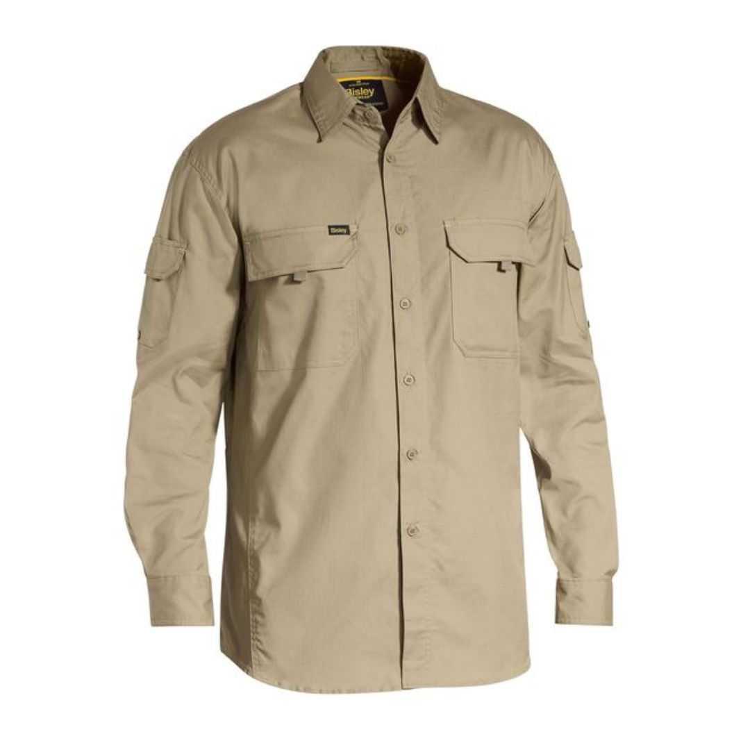 Bisley Men's X-Airflow Long Sleeve Work Shirt (BS6414)