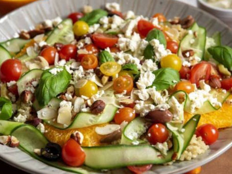 Quinoa, Cucumber & Feta Salad