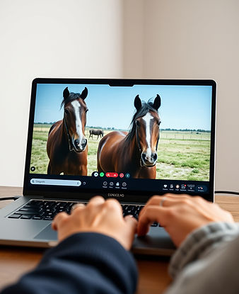 horses on video conference using laptop.jpg