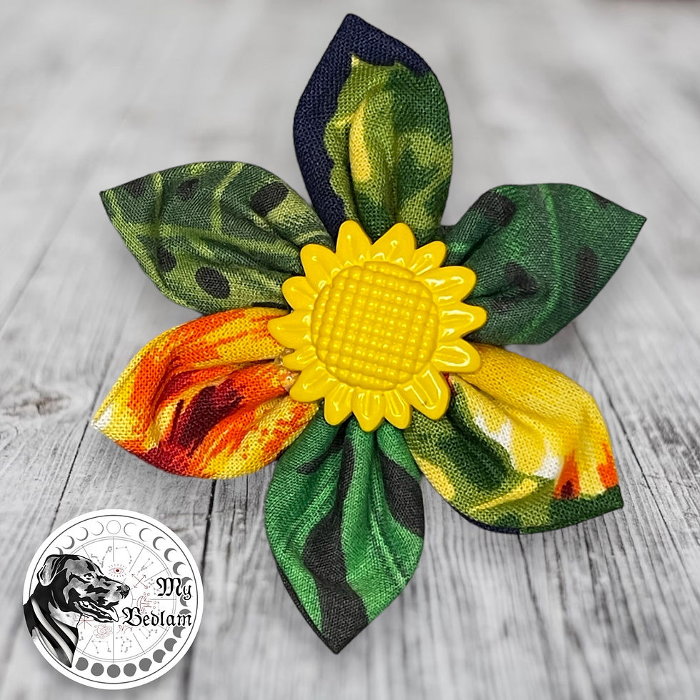 Thumbnail: Pet Collar/Harness Flowers - Size Medium