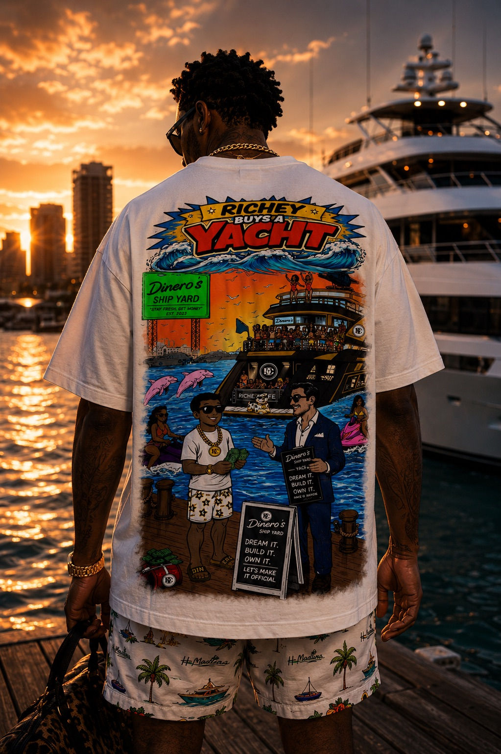 RICHEY BUYS A YACHT TEE