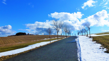 Na německé straně Krušných hor poblíž Geisingu