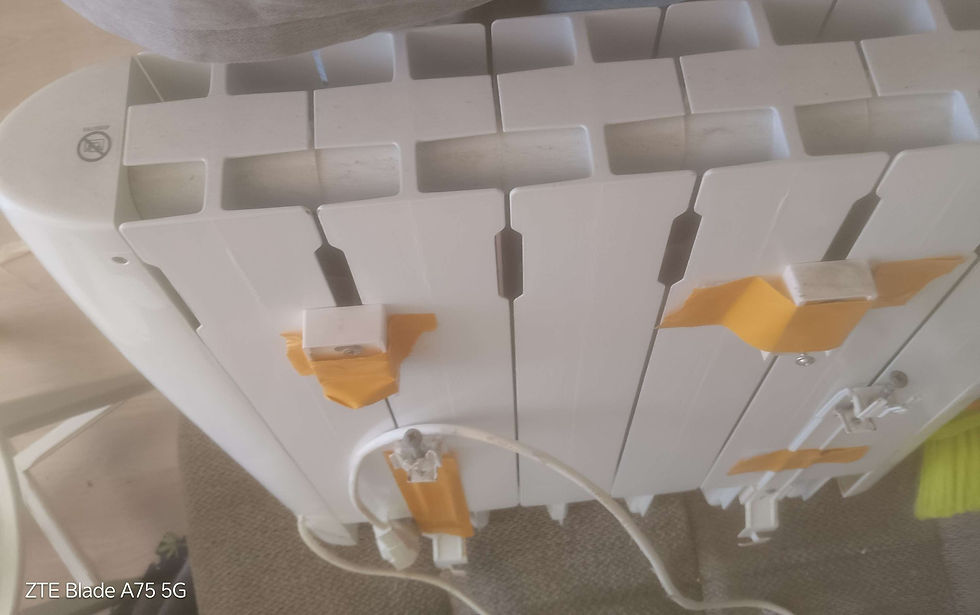 Miniatura: 2 HJM elektrische Wandheizkörper / Thermoradiatoren