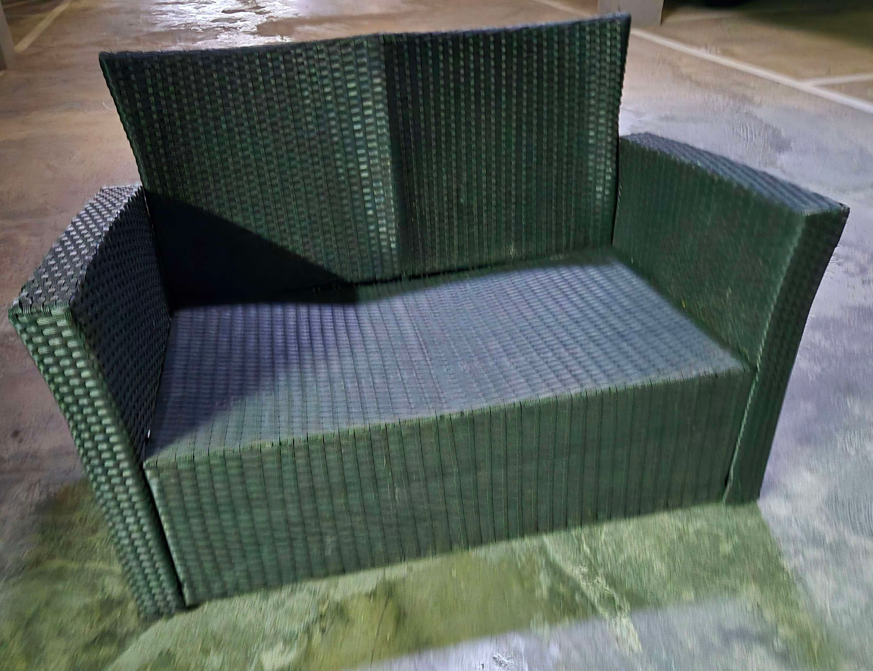 Terrassen 2 Sitzer Rattan