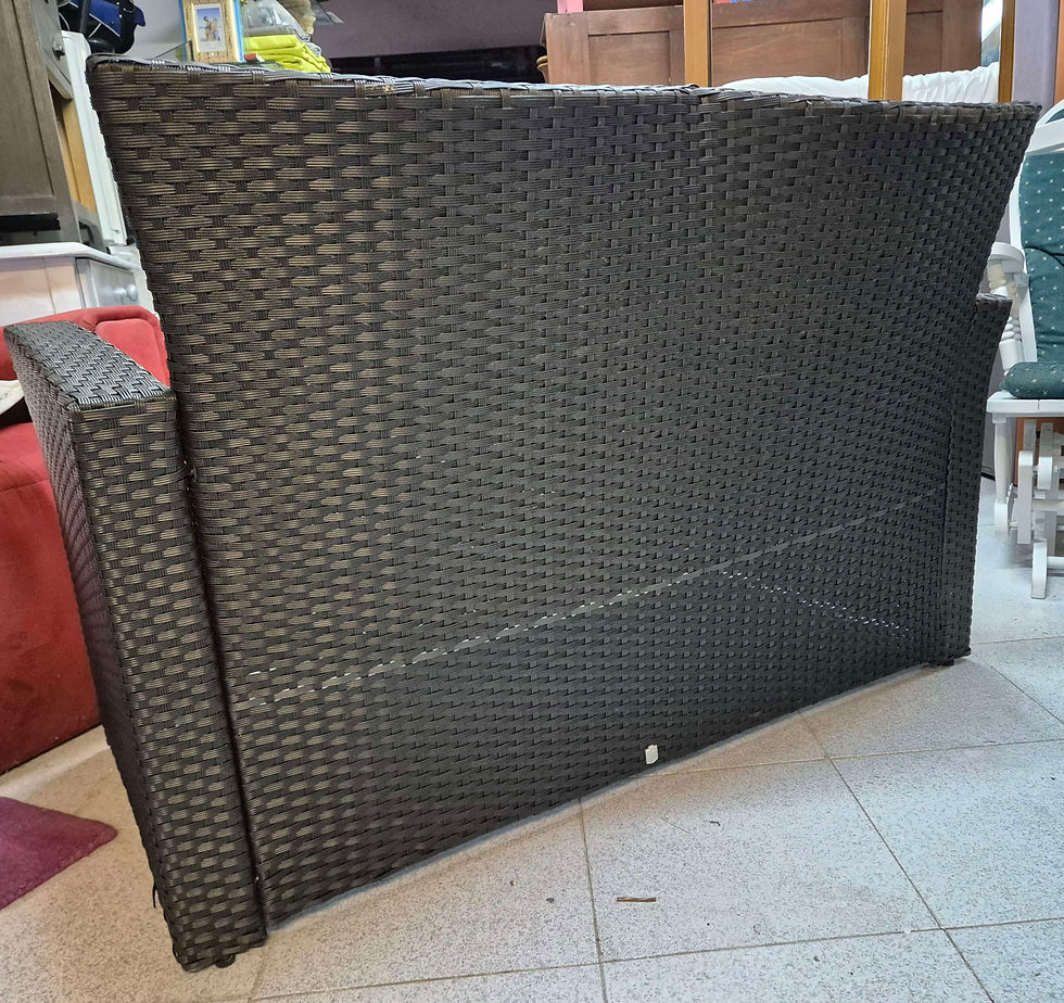 Miniature : Terrassen 2 Sitzer Rattan