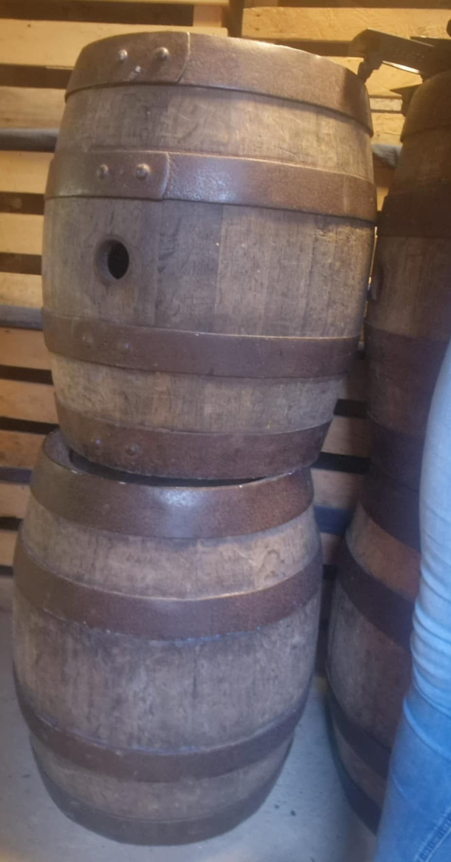 Miniaturbild: Holzfässer 60x50cm 4er Set 