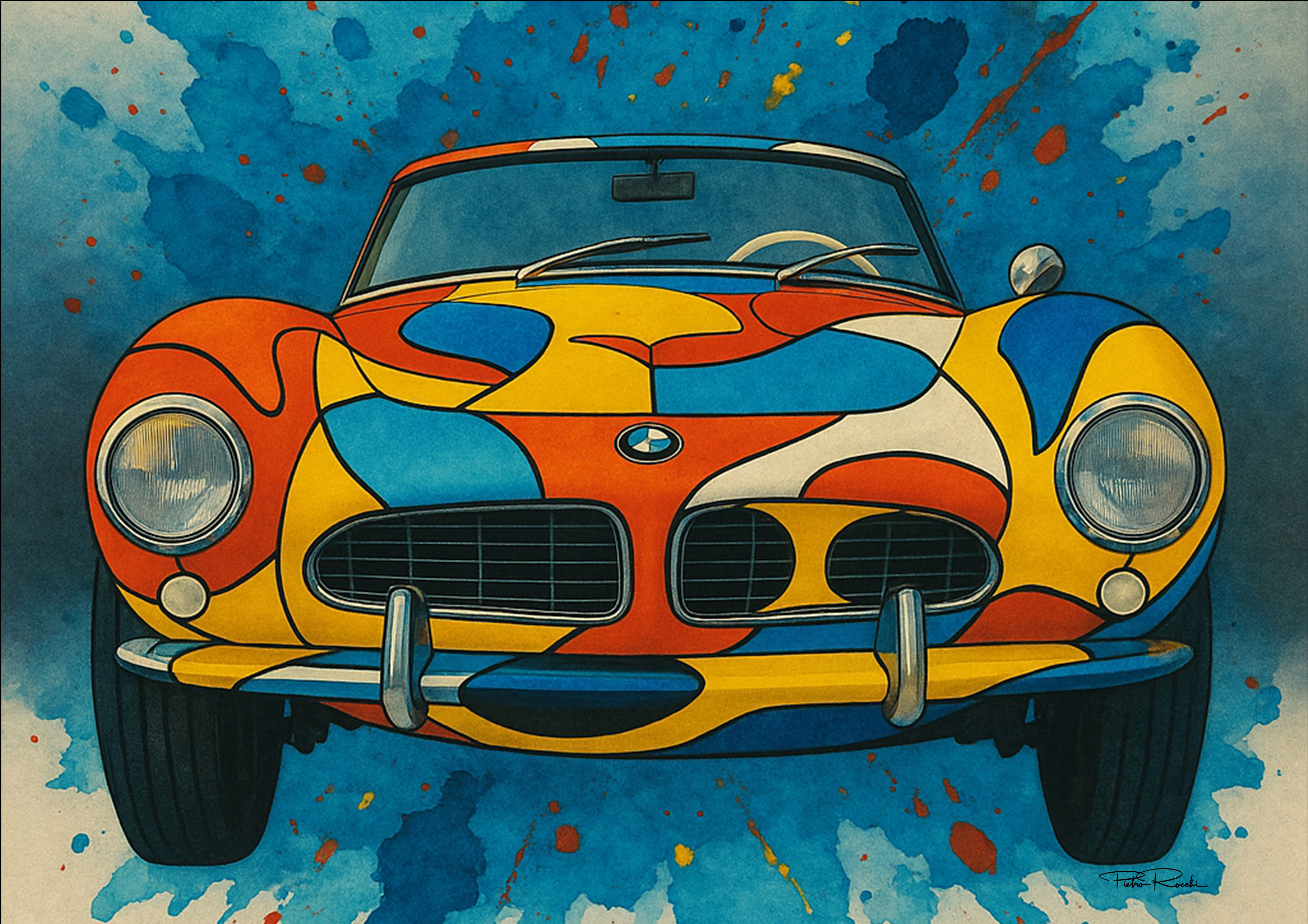 BMW 507  Pop Art
