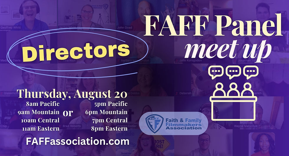 FAFF Panel of Directors Meetup - 10:00AM & 7:00PM Central