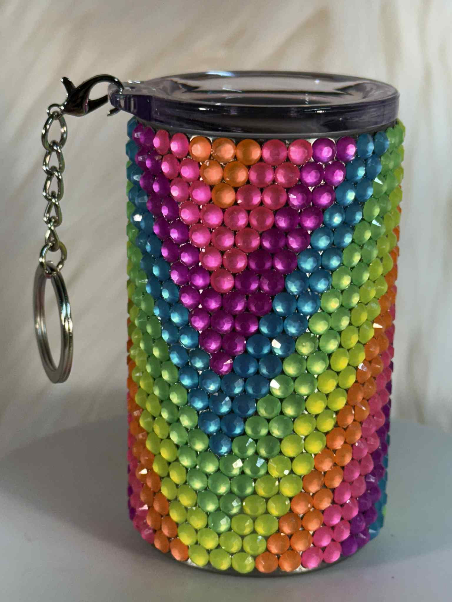 neon v 3oz rhinestone shot tumbler