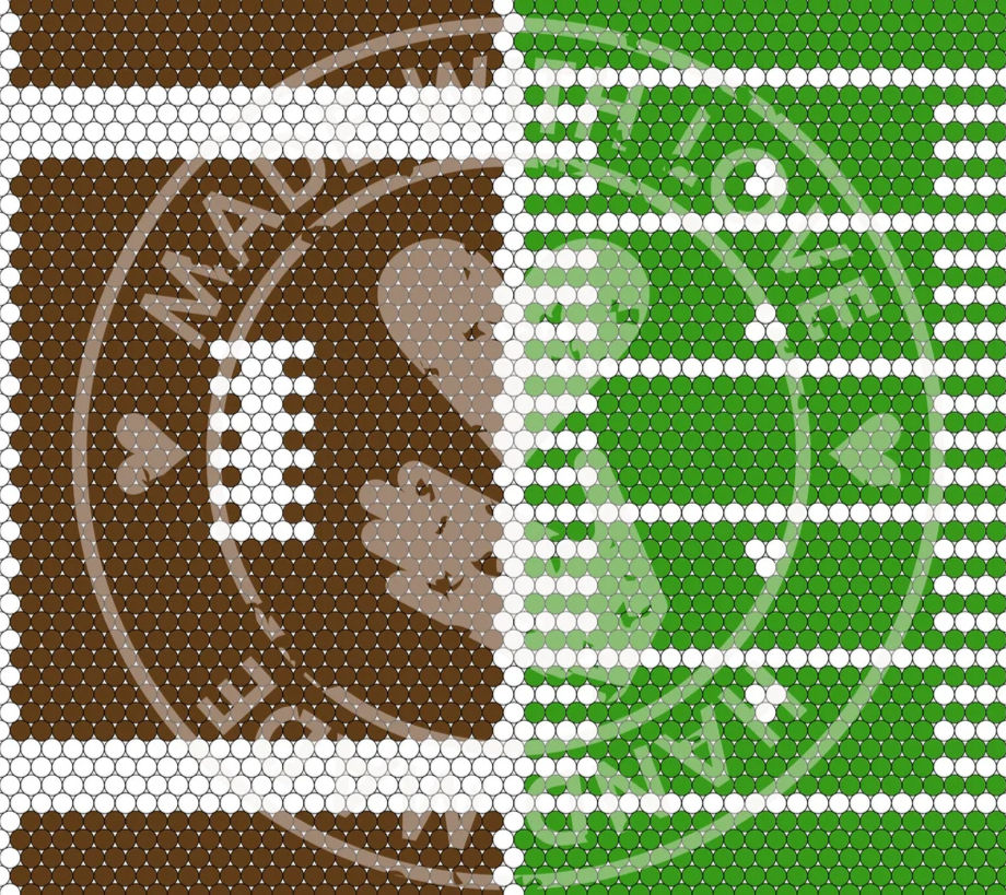 Split Football 20oz Rhinestone Tumbler