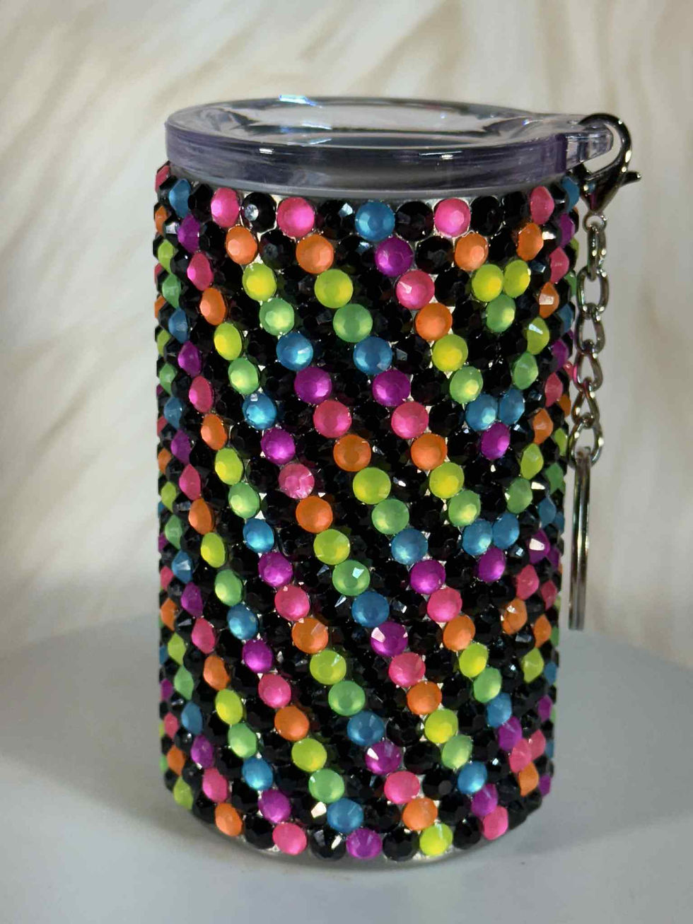 Thumbnail: neon ombre v 3oz rhinestone shot tumbler