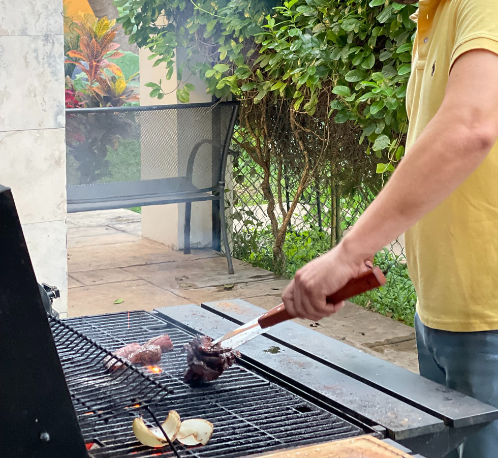 Servicio de parrillada en Casa Bugambilias byb
