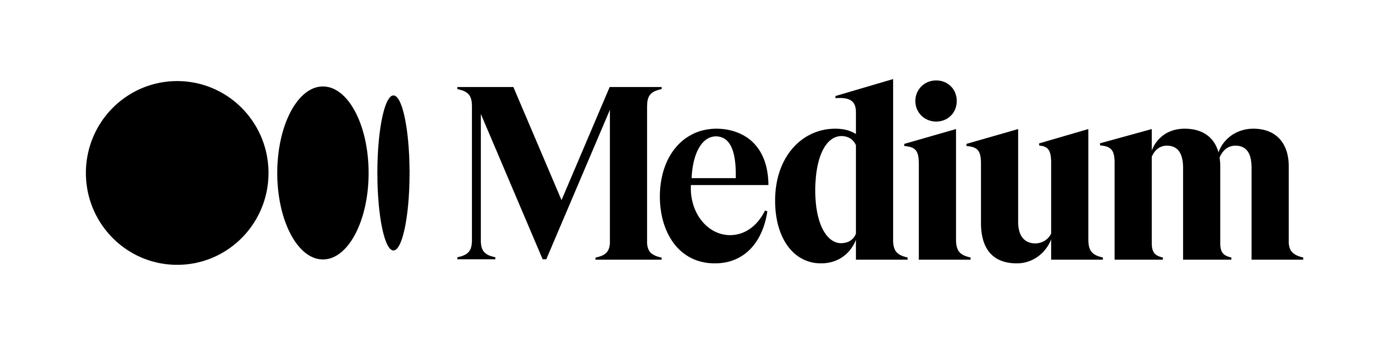 Medium Logo Black Colour
