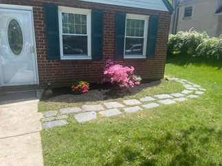Edging and mulching