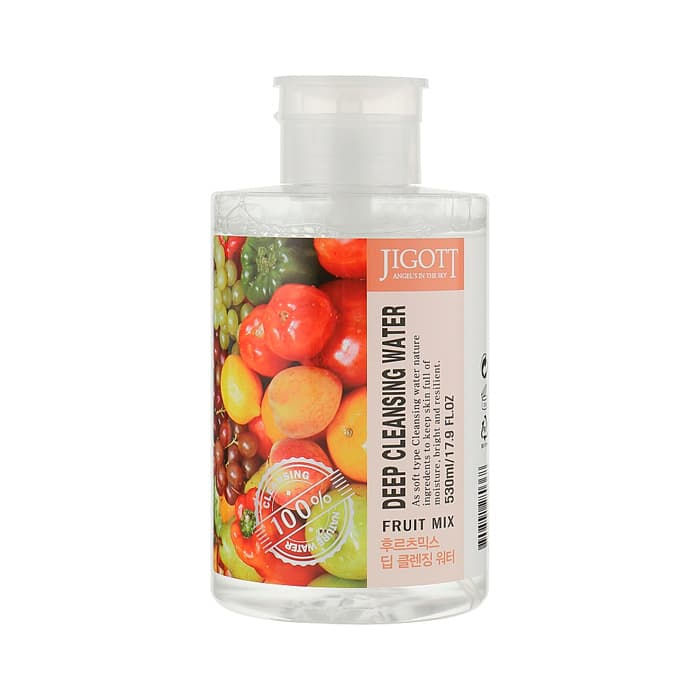 Jigott Fruit Mix Deep Cleansing Water 530ml