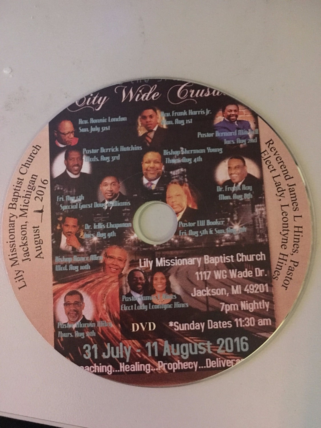 DVD  Version of the 3rd Annual City Wide Crusade