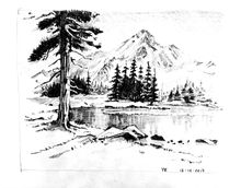 Lake & Mountain