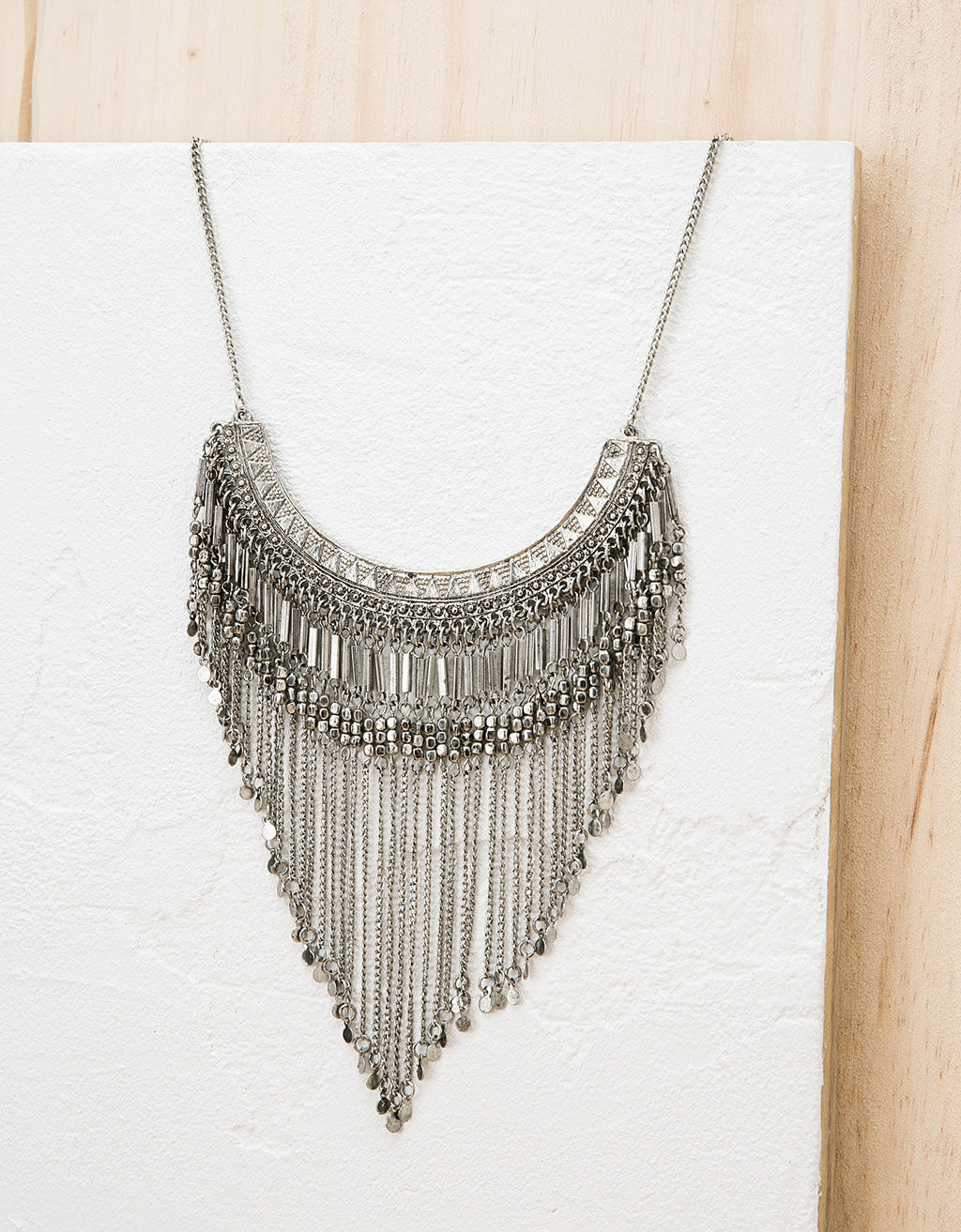 Collar bohemio cadenas