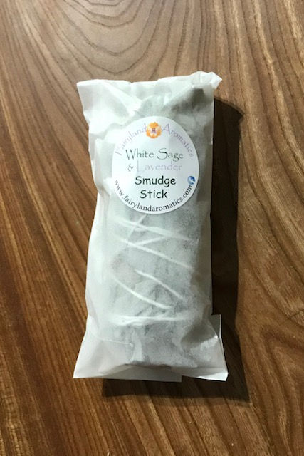 Thumbnail: White Sage & Lavender Smudge Stick 4"