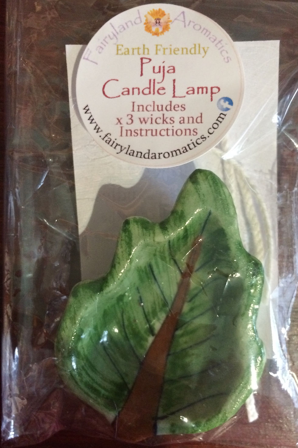Thumbnail: Puja Candle Lamp-Reusable Vegetable Oil Candle